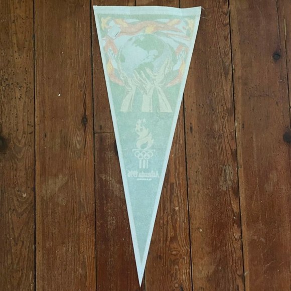 COPY - Atlanta 1996 Olympics Commemorative Flag USA - Picture 6 of 8